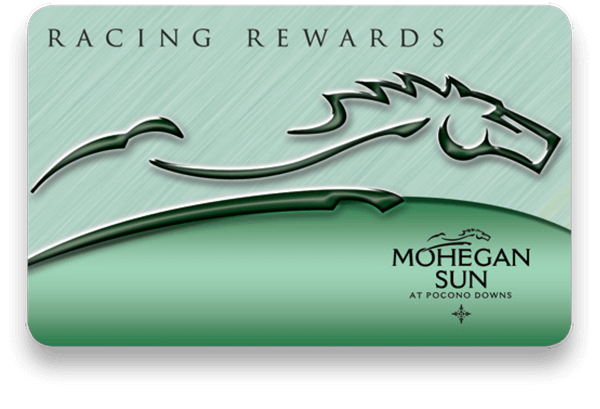 Mohegan Sun Pocono Emerald Racing Card